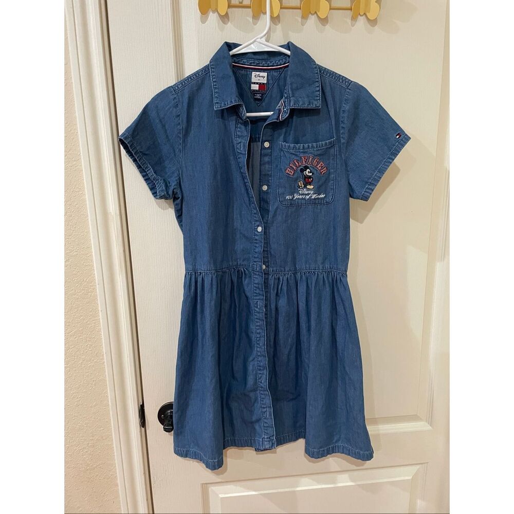 Tommy Hilfiger x Disney Girls Denim Shirt Dress size XL